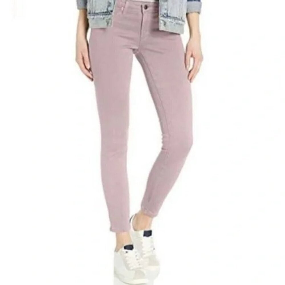 Adriano Goldschmied Mauve Pink The Stevie Ankle Pants Size 28